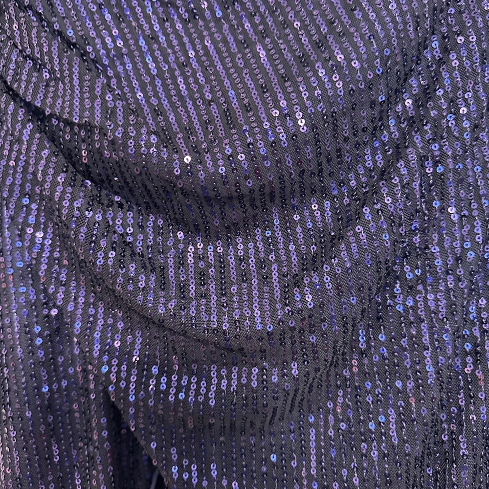 Navy blue/Purple Sequin Dress